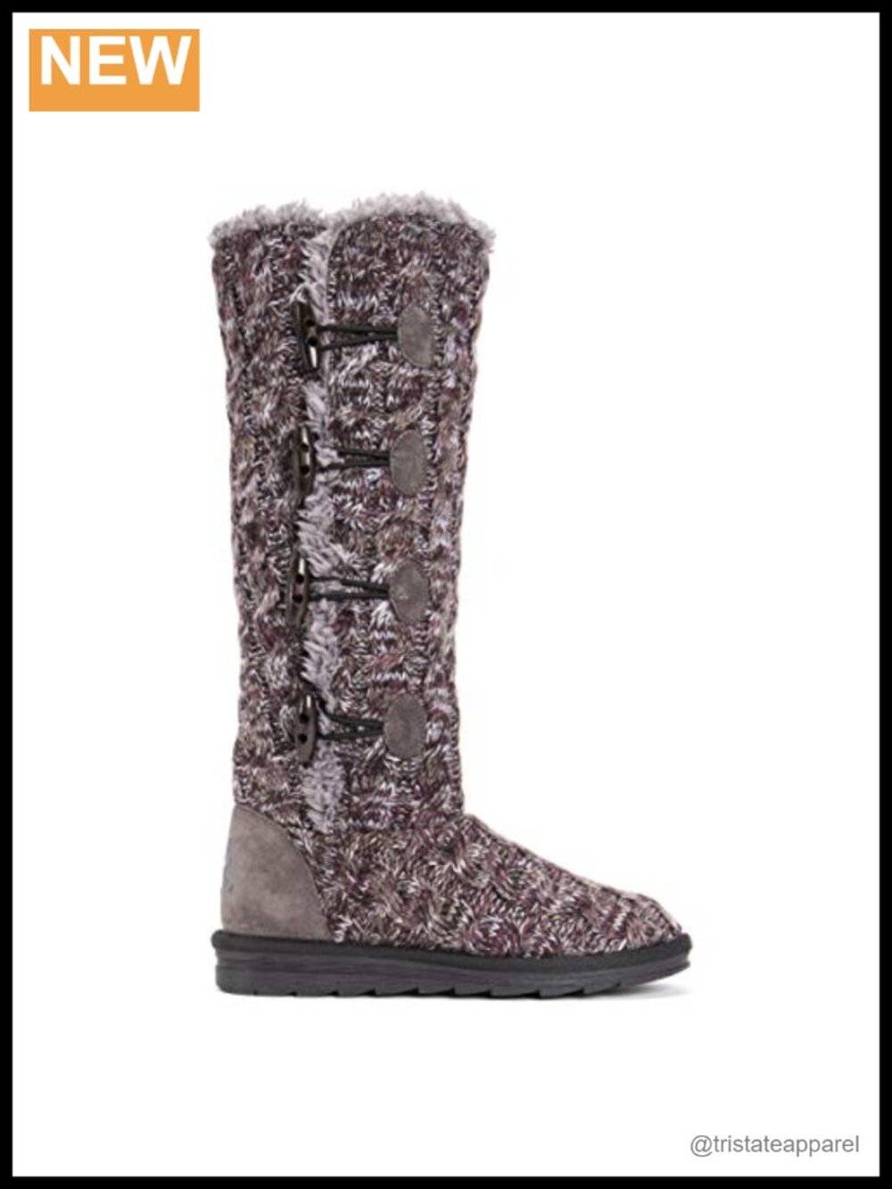 Cozy Knee-High Winter Boots Water Resistant Memory Foam